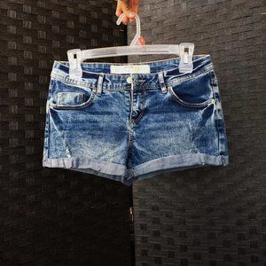 Low Waist Denim Shorts